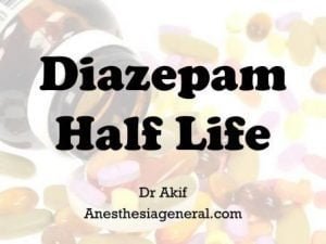 Diazepam half life
