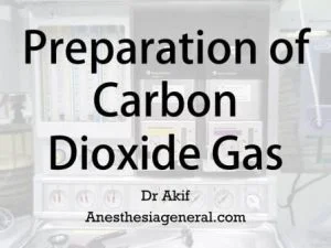 Preparation of carbon dioxide gas