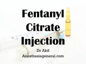 fentanyl citrate injection