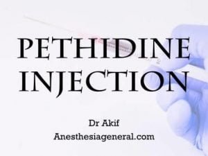 pethidine injection